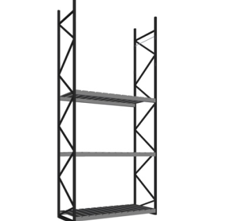 工业风货架置物架su模型