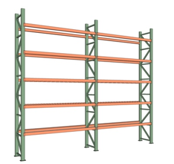 工业风货架置物架su模型
