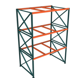 工业风货架置物架su模型