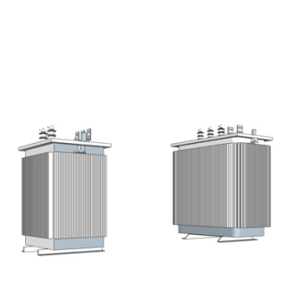 工业风变压器su模型
