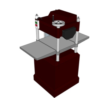 工业风切割机床su模型