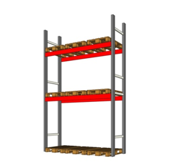 工业风货架置物架su模型