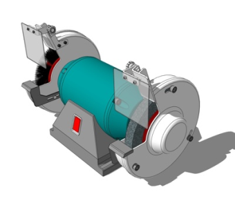 工业风吸尘机su模型