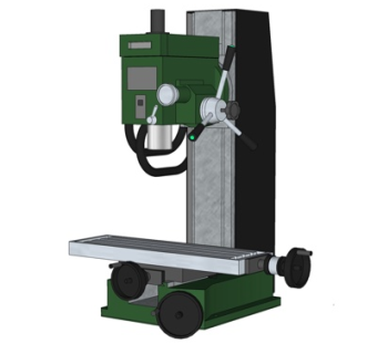 工业风激光切割机床su模型