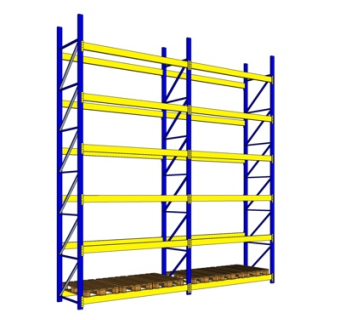 工业风货架置物架su模型