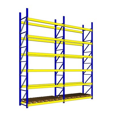 工业风货架置物架su模型