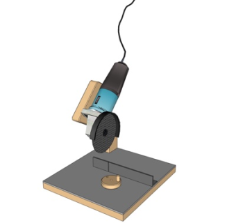 工业风切割机床su模型