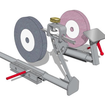 工业风切割机床su模型