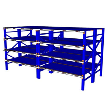 工业风货架置物架su模型