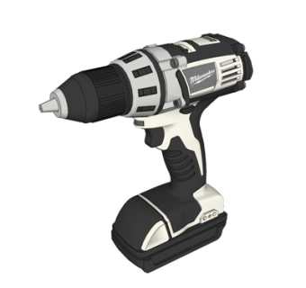 现代电钻su模型