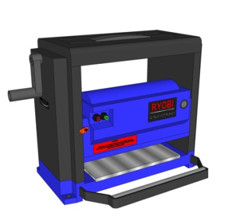 工业风变压器su模型