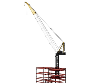 现代塔吊式起重机su模型