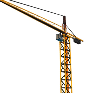 现代塔吊式起重机su模型