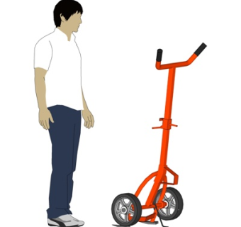 现代锄草机su模型