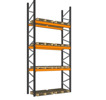 工业风货架置物架su模型