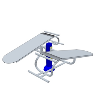 现代户外健身器材su模型