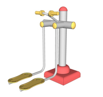 现代儿童游乐设备su模型