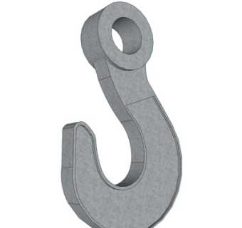 工业风塔吊挂钩su模型