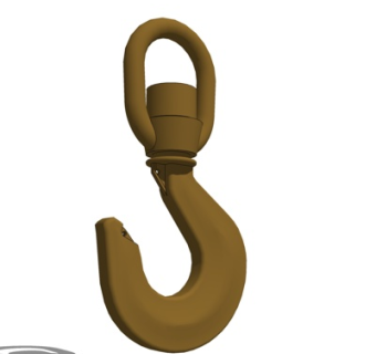 工业风塔吊挂钩su模型