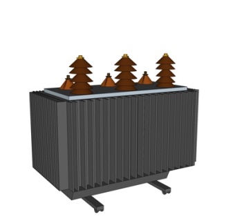 工业风变压器su模型