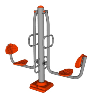 现代儿童游乐设备su模型