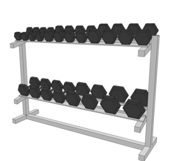 现代健身器材su模型