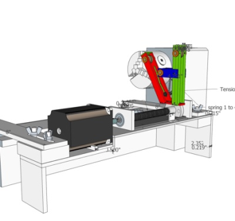 工业风机床su模型