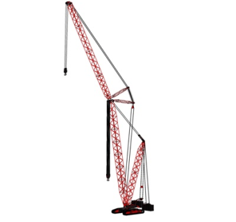 工业风塔吊式起重机su模型