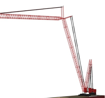 工业风塔吊式起重机su模型