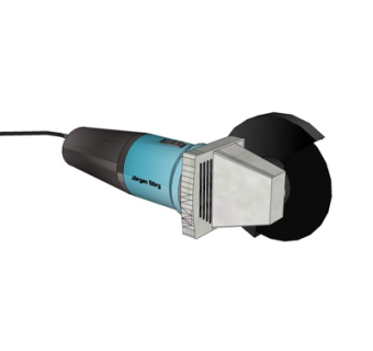 工业风角磨机su模型