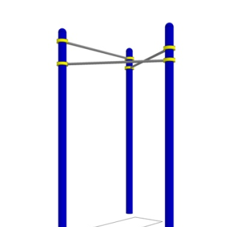 现代儿童游乐设备su模型
