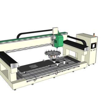 工业风机床su模型