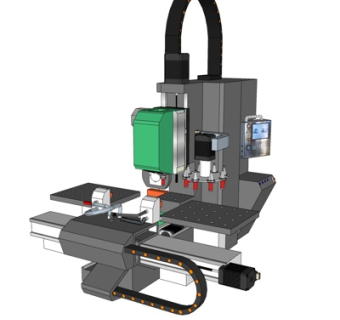 工业风机床su模型
