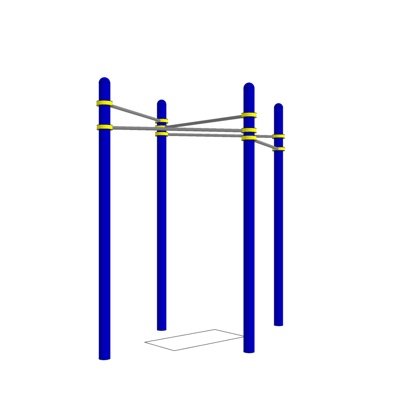 现代儿童游乐设备su模型