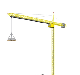 工业风塔吊式起重机su模型