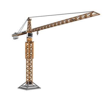 工业风塔吊式起重机su模型