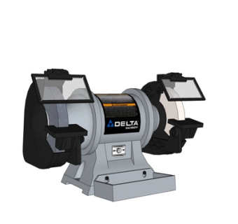 工业风水磨机su模型