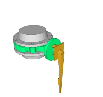 工业风水阀门su模型