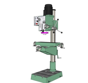 工业风水磨机su模型