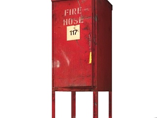 现代消防箱su模型