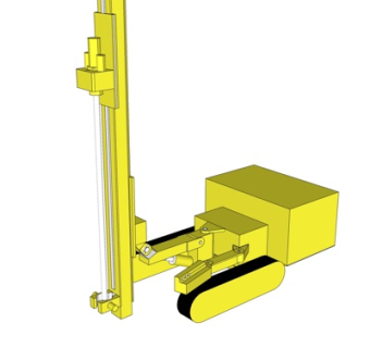 工业风起重机su模型