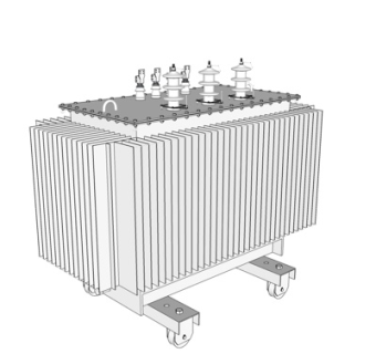 工业风变压器su模型