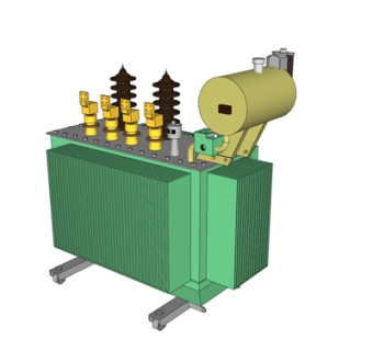 工业风变压器su模型