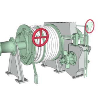 工业风水阀门su模型