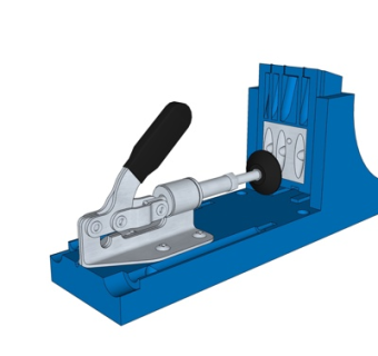 工业风钻机车床su模型