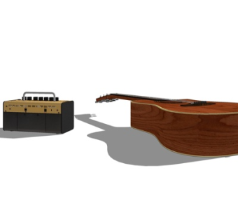 欧式古典吉他su模型