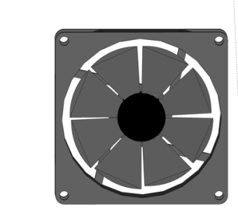 现代排气扇su模型