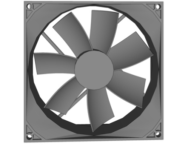 现代排气扇su模型