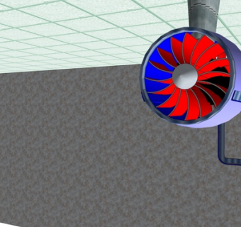 现代排气扇su模型