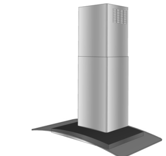 现代抽油烟机su模型